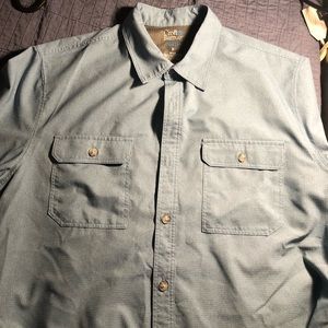 Croft and Barrow Blue Short Sleeve Button Up.